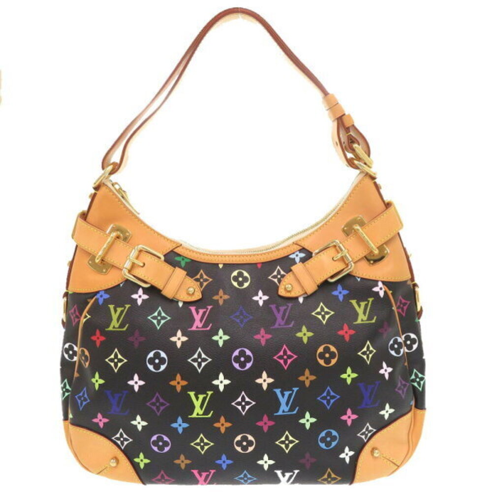 Louis Vuitton Greta Monogram Multicolor Noir Black Shoulder Bag LV